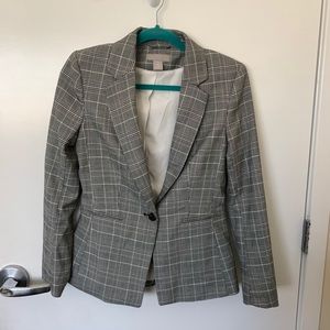 H&M Plaid Blazer size 6!
